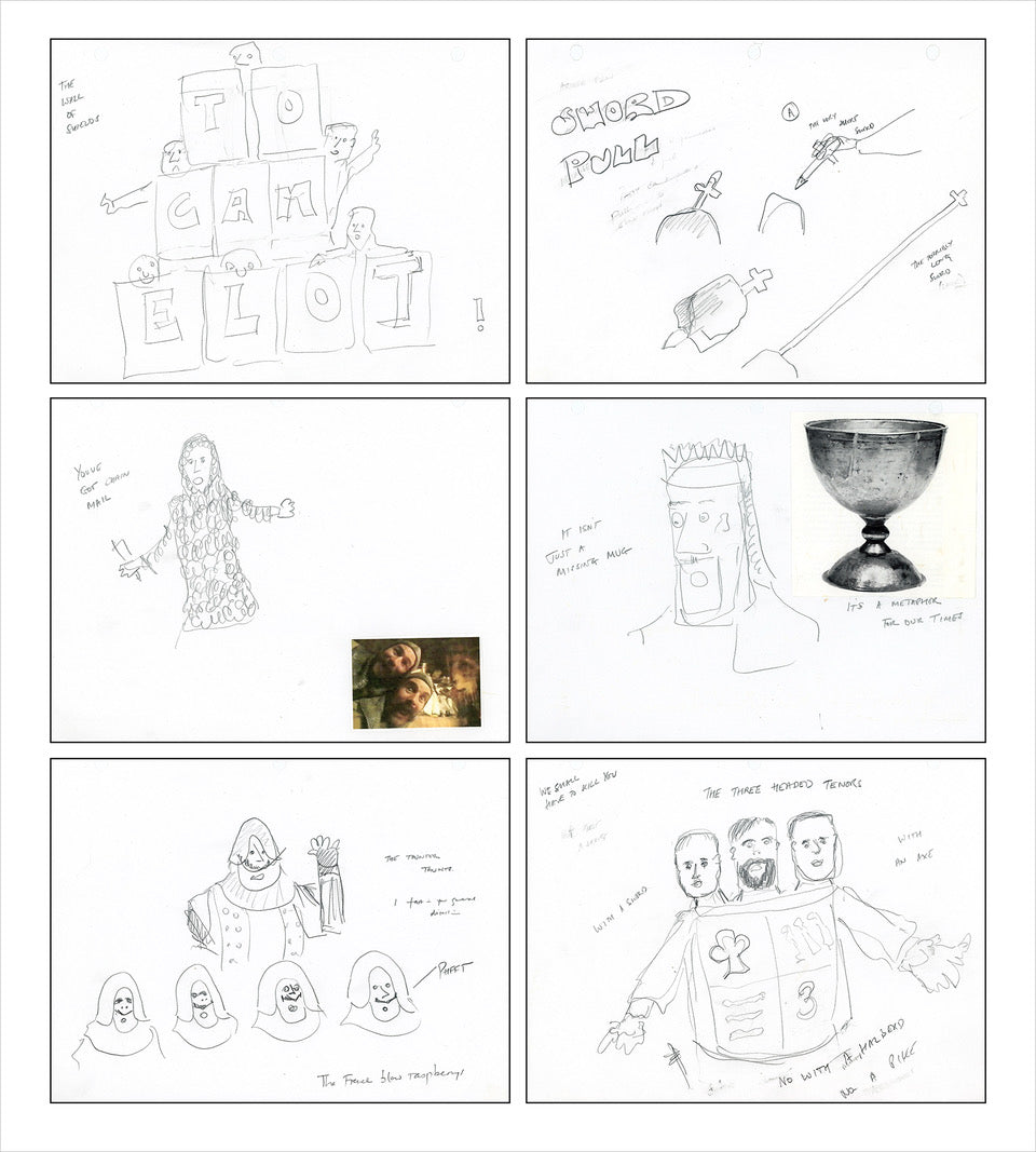 Spamalot Sketches Art Print