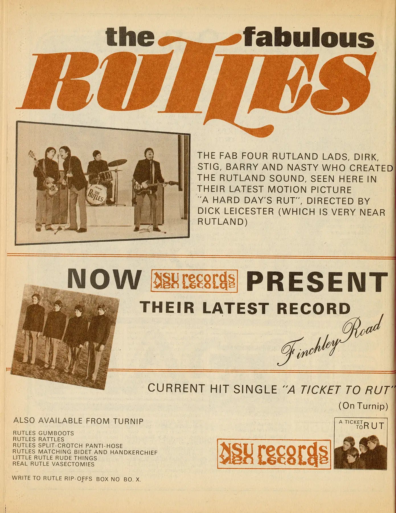 The Rutles Advertisement