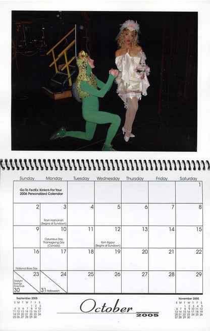 Broadway Cast Calendar