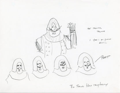 Spamalot Sketches Art Print