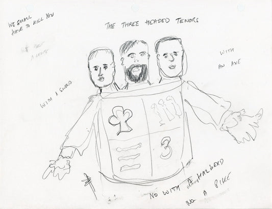 Spamalot Sketches Art Print