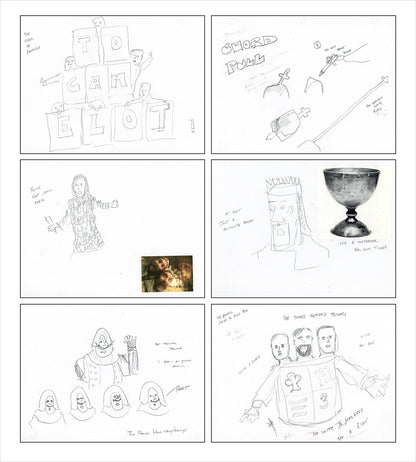 Spamalot Sketches Art Print
