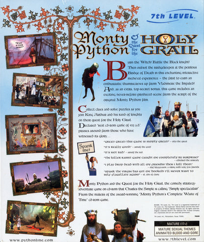Quest for the Holy Grail CD-ROM Game