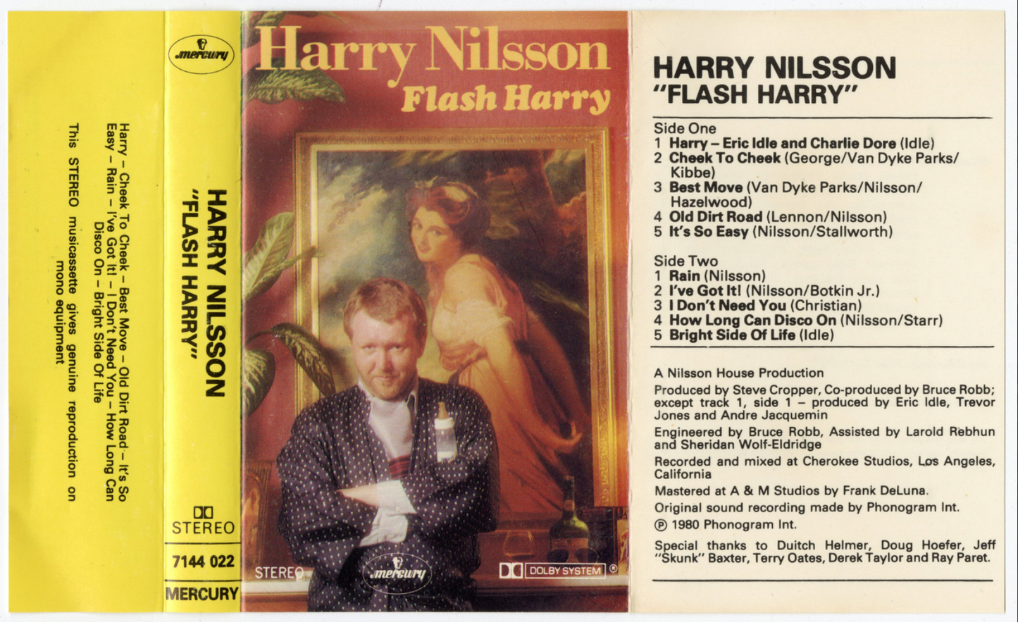 Harry Nilsson and Eric Idle Audiocassettes