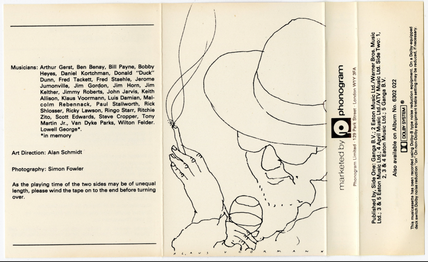 Harry Nilsson and Eric Idle Audiocassettes