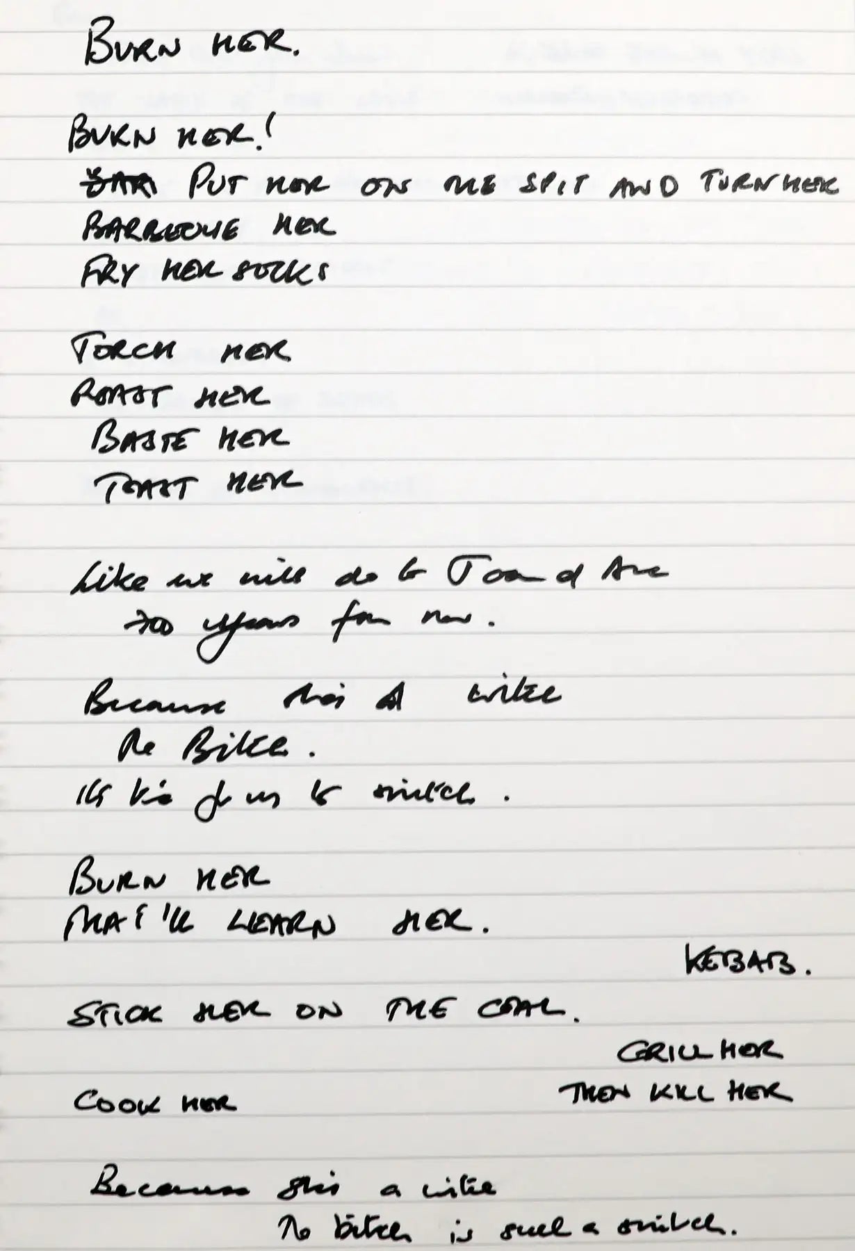 First Spamalot Notebook