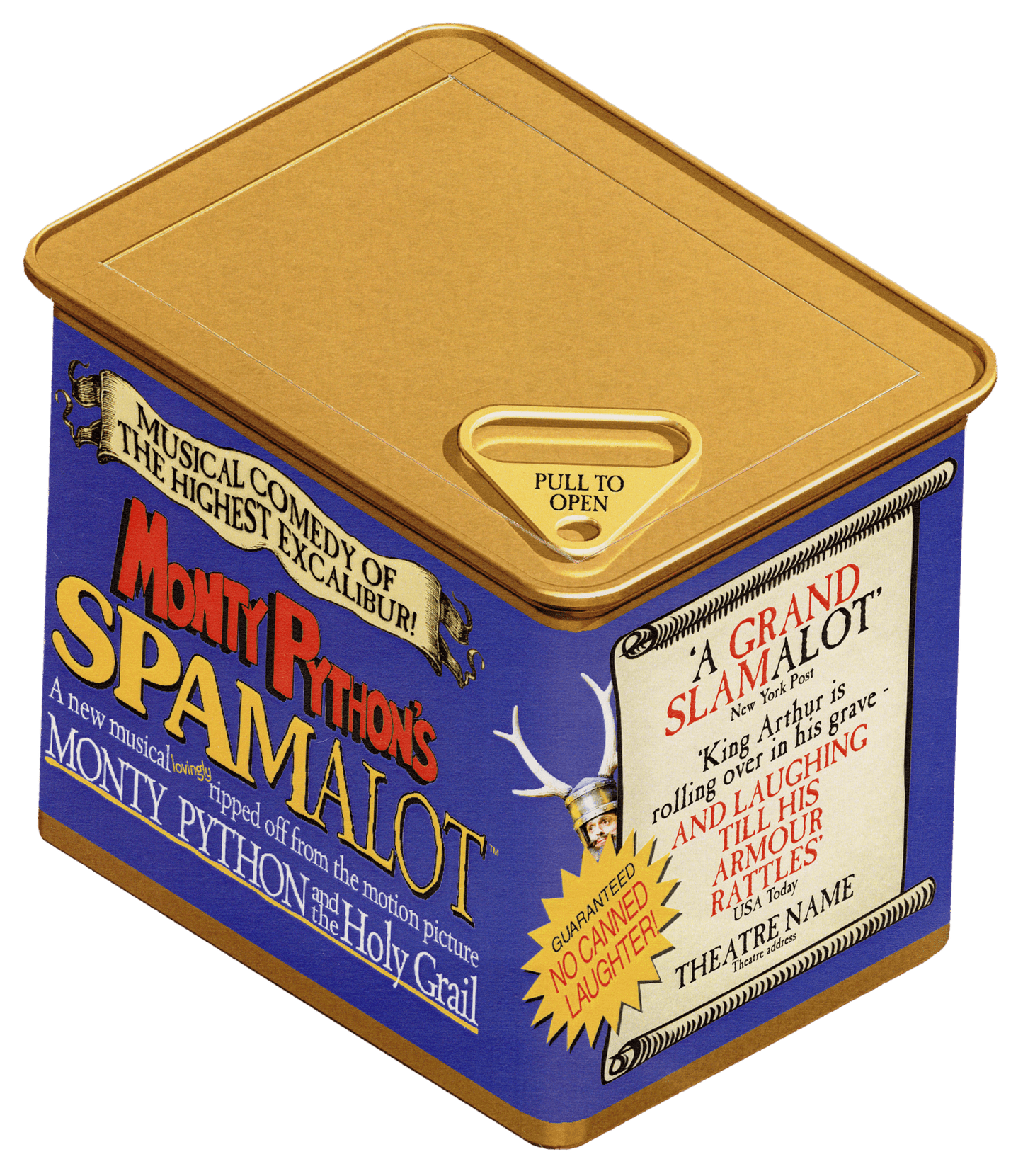 Spamalot Tin Art Print