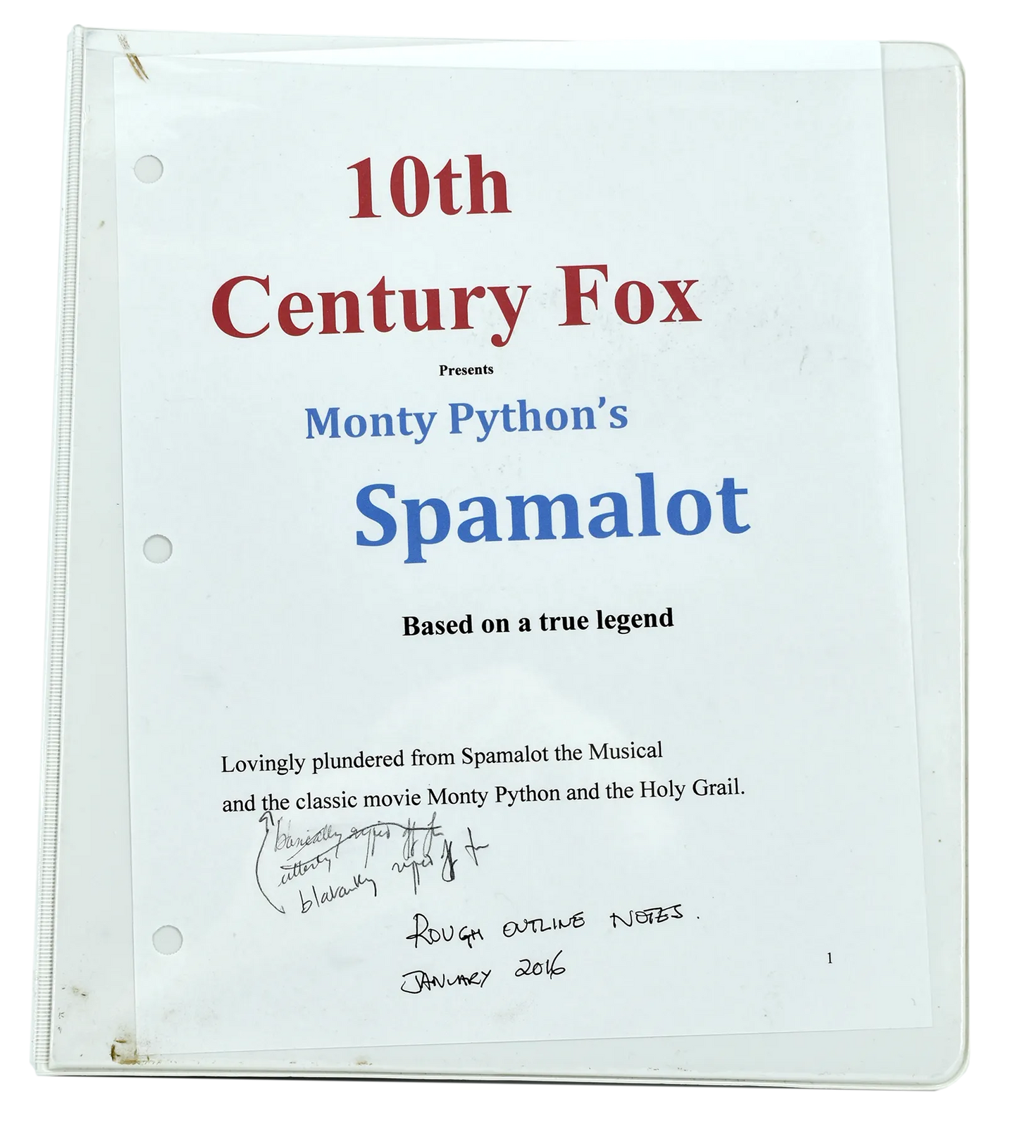 Screenplay Draft Binders