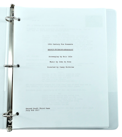 Screenplay Draft Binders